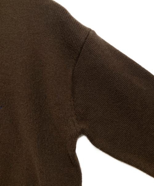 SLOBE IENA（スローブ イエナ）SLOBE IENA (スローブ イエナ) 刺しゅうロゴニット ブラウン サイズ:サイズ表記なしの古着・服飾アイテム