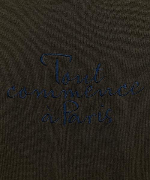 SLOBE IENA（スローブ イエナ）SLOBE IENA (スローブ イエナ) 刺しゅうロゴニット ブラウン サイズ:サイズ表記なしの古着・服飾アイテム