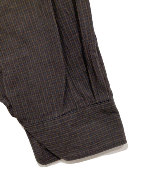 IENA（イエナ）IENA (イエナ) BLACK バイカラーステッチシャツ ブラウン サイズ:サイズ表記なしの古着・服飾アイテム