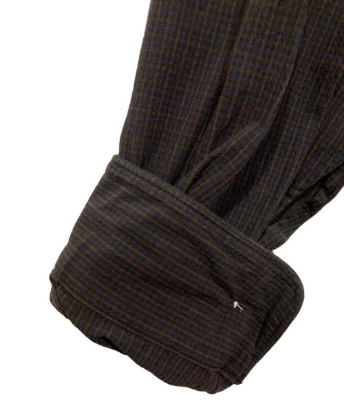 IENA（イエナ）IENA (イエナ) BLACK バイカラーステッチシャツ ブラウン サイズ:サイズ表記なしの古着・服飾アイテム