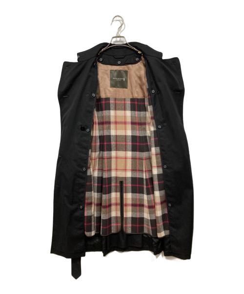 MACKINTOSH LONDON（マッキントッシュ ロンドン）MACKINTOSH LONDON (マッキントッシュ ロンドン) ライナー付トレンチコート ブラック サイズ:44の古着・服飾アイテム