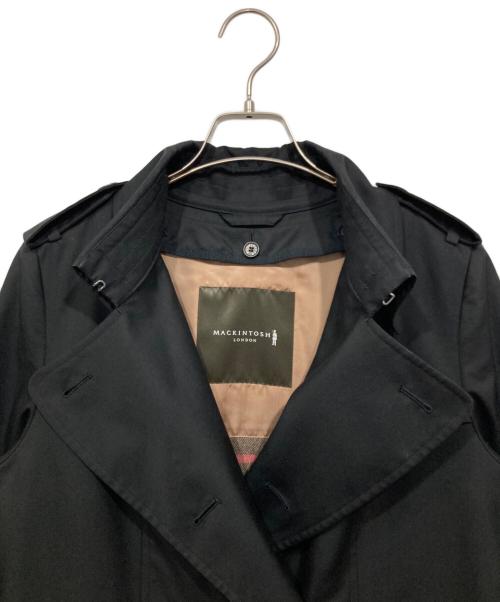MACKINTOSH LONDON（マッキントッシュ ロンドン）MACKINTOSH LONDON (マッキントッシュ ロンドン) ライナー付トレンチコート ブラック サイズ:44の古着・服飾アイテム