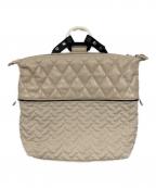 ear PAPILLONNERイアパピヨネ）の古着「3WAYキルティングバッグ」｜ベージュ