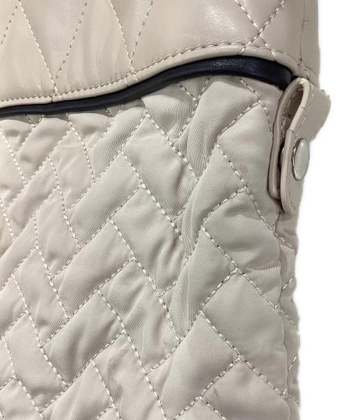 ear PAPILLONNER（イアパピヨネ）ear PAPILLONNER (イアパピヨネ) 3WAYキルティングバッグ ベージュの古着・服飾アイテム