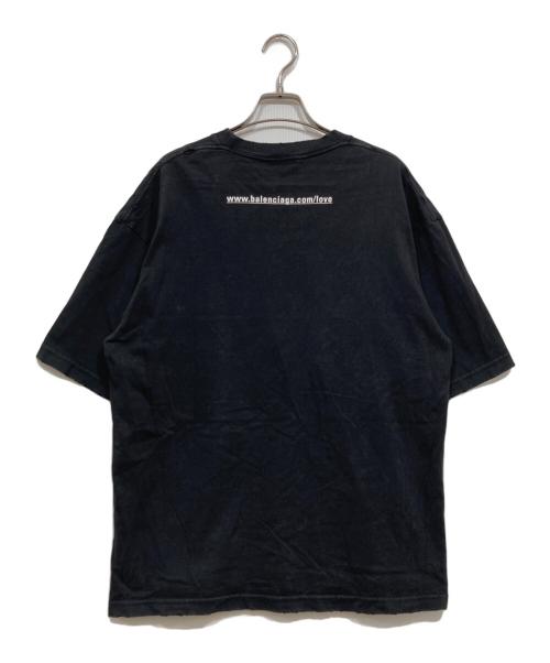 BALENCIAGA（バレンシアガ）BALENCIAGA (バレンシアガ) I LOVE U Tシャツ ブラック サイズ:XSの古着・服飾アイテム