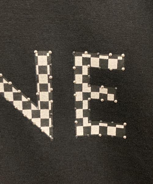 CELINE（セリーヌ）CELINE (セリーヌ) ロゴ スタッズTシャツ ブラック サイズ:Mの古着・服飾アイテム