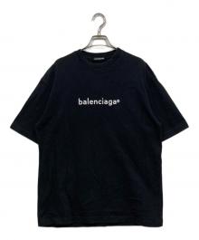BALENCIAGA（バレンシアガ）の古着「ロゴプリントTシャツ」｜ブラック
