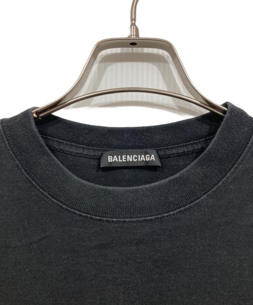 BALENCIAGA（バレンシアガ）BALENCIAGA (バレンシアガ) ロゴプリントTシャツ ブラック サイズ:Sの古着・服飾アイテム