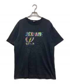 中古・古着通販】CELINE (セリーヌ) ロゴ スタッズTシャツ ブラック