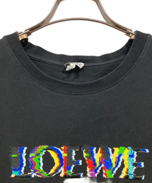 LOEWE（ロエベ）LOEWE (ロエベ) アナグラム刺繍カットソー ブラック サイズ:Sの古着・服飾アイテム