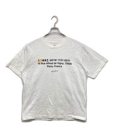 中古・古着通販】KHOKI (コッキ) プリントTシャツ ホワイト サイズ:3