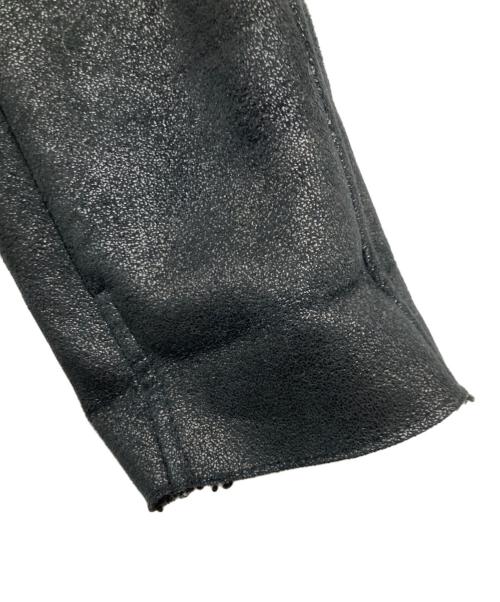 ARMANI JEANS（アルマーニジーンズ）ARMANI JEANS (アルマーニジーンズ) フェイクムートンコート ブラック サイズ:40の古着・服飾アイテム