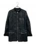 ARMANI JEANS（アルマーニジーンズ）の古着「フェイクムートンコート」｜ブラック