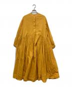 BEARDSLEYビアズリー）の古着「シャツワンピース」｜イエロー