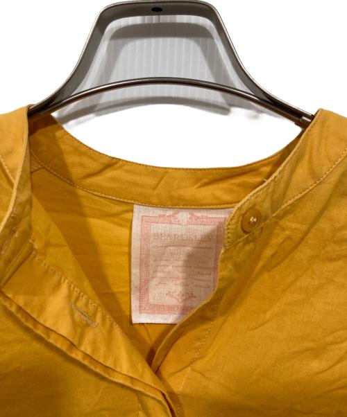 BEARDSLEY（ビアズリー）BEARDSLEY (ビアズリー) シャツワンピース イエローの古着・服飾アイテム