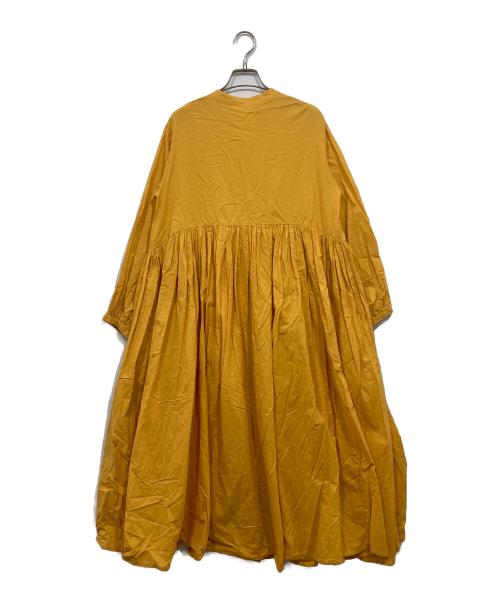 BEARDSLEY（ビアズリー）BEARDSLEY (ビアズリー) シャツワンピース イエローの古着・服飾アイテム