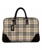 BURBERRYバーバリー）の古着「ノヴァチェックブリーフバッグ」｜ベージュ