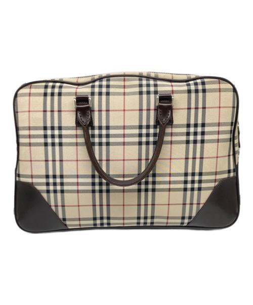 BURBERRY（バーバリー）BURBERRY (バーバリー) ノヴァチェックブリーフバッグ ベージュの古着・服飾アイテム