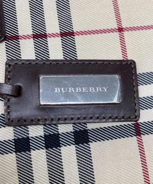 BURBERRY（バーバリー）BURBERRY (バーバリー) ノヴァチェックブリーフバッグ ベージュの古着・服飾アイテム