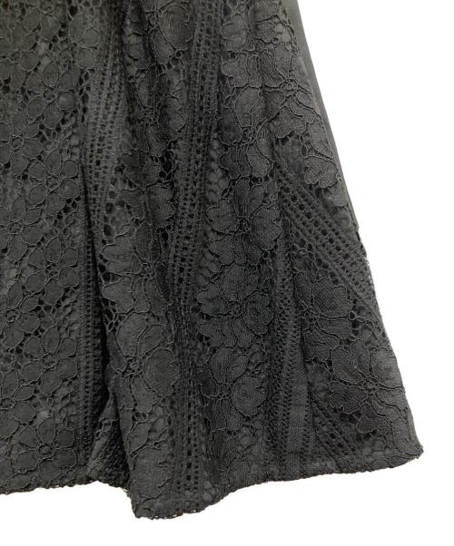 Snidel（スナイデル）Snidel (スナイデル) スイッチングデコルテオープンワンピ ブラック サイズ:sの古着・服飾アイテム