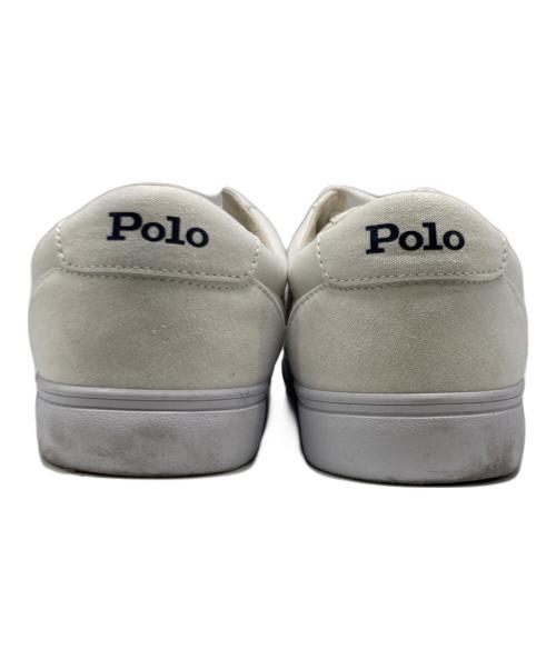 POLO RALPH LAUREN（ポロ・ラルフローレン）POLO RALPH LAUREN (ポロ・ラルフローレン) ローカットスニーカー ホワイト サイズ:26.5cmの古着・服飾アイテム