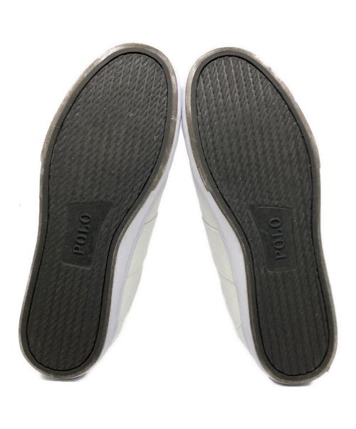 POLO RALPH LAUREN（ポロ・ラルフローレン）POLO RALPH LAUREN (ポロ・ラルフローレン) ローカットスニーカー ホワイト サイズ:26.5cmの古着・服飾アイテム