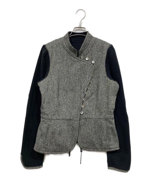 KENZO（ケンゾー）KENZO (ケンゾー) リバーシブルニットジャケット ネイビー サイズ:Lの古着・服飾アイテム