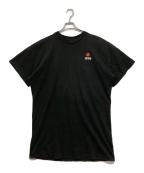 KENZOケンゾー）の古着「BOKE FLOWER / クレスト Tシャツ  / オーバーサイズTEE」｜ブラック