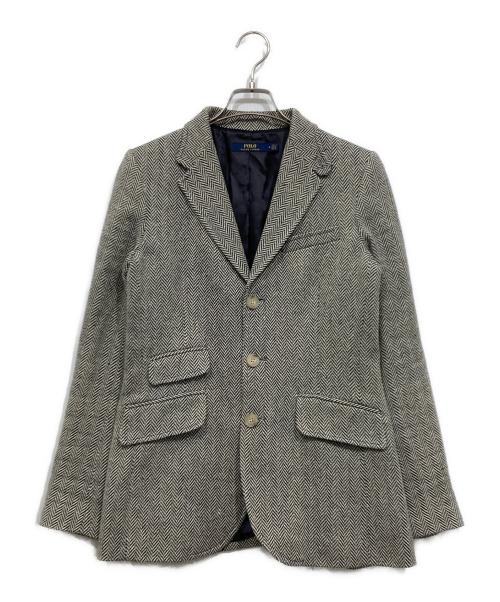 POLO RALPH LAUREN（ポロ・ラルフローレン）POLO RALPH LAUREN (ポロ・ラルフローレン) ツイードジャケット グレー サイズ:4の古着・服飾アイテム