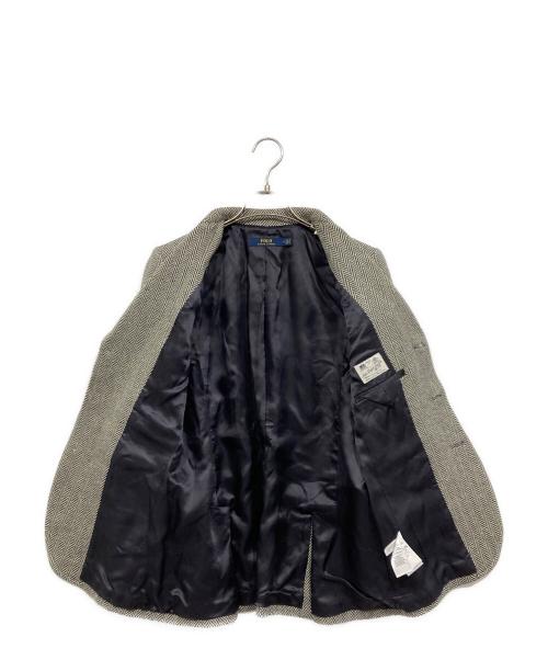 POLO RALPH LAUREN（ポロ・ラルフローレン）POLO RALPH LAUREN (ポロ・ラルフローレン) ツイードジャケット グレー サイズ:4の古着・服飾アイテム
