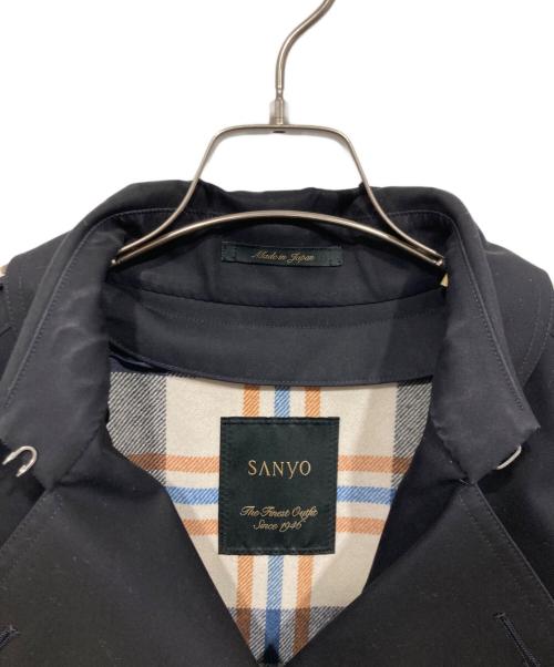 SANYO（サンヨー）SANYO (サンヨー) ライナー付トレンチコート ブラック サイズ:Mの古着・服飾アイテム