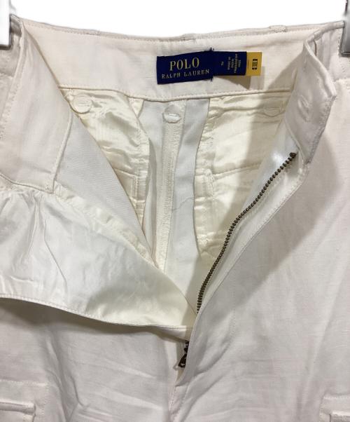 POLO RALPH LAUREN（ポロ・ラルフローレン）POLO RALPH LAUREN (ポロ・ラルフローレン) カーゴパンツ アイボリー サイズ:2の古着・服飾アイテム
