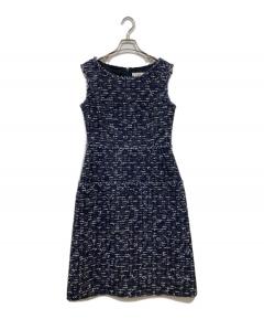 ＊美品＊　ルネ　Remé ネイビー ノースリーブ ワンピース 38 中古・古着通販】Rene (ルネ) ノースリーブワンピース ビッグポケット