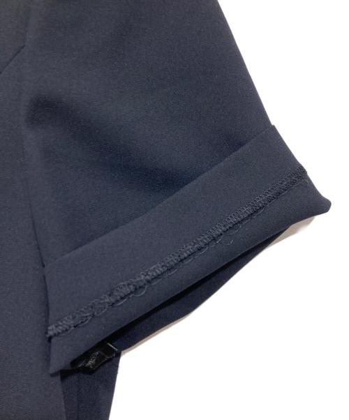 primish（プリミッシュ）primish (プリミッシュ) フラワーモチーフ襟ワンピース ネイビー サイズ:9号の古着・服飾アイテム