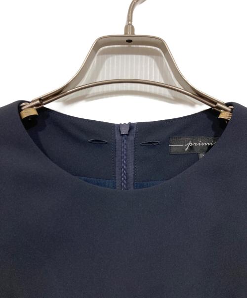 primish（プリミッシュ）primish (プリミッシュ) フラワーモチーフ襟ワンピース ネイビー サイズ:9号の古着・服飾アイテム