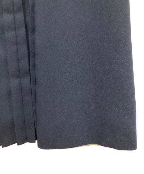CELFORD（セルフォード）CELFORD (セルフォード) バックサテンプリーツワンピース ネイビー サイズ:38の古着・服飾アイテム