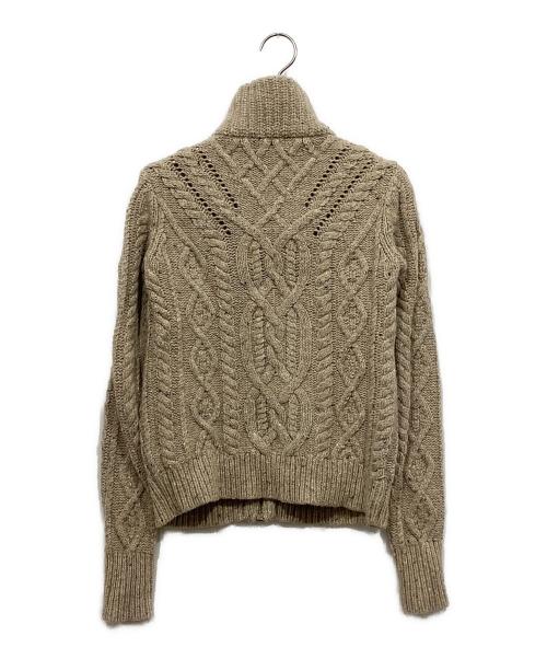 POLO RALPH LAUREN（ポロ・ラルフローレン）POLO RALPH LAUREN (ポロ・ラルフローレン) ニットジャケット ベージュ サイズ:XSの古着・服飾アイテム