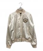 POLO RALPH LAURENポロ・ラルフローレン）の古着「サテンボンバージャケット」｜ホワイト