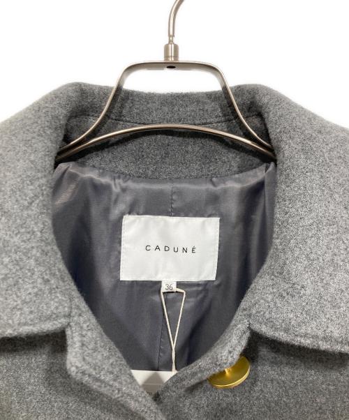 CADUNE（カデュネ）CADUNE (カデュネ) 金釦メルトンコート グレー サイズ:36の古着・服飾アイテム