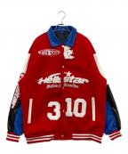 EMMAUELAエマヌエーラ）の古着「サガラ刺繍カシミヤスタジャン」｜レッド