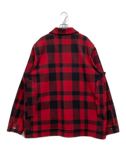 FILSON GARMENT（フィルソン ガーメント）FILSON GARMENT (フィルソン ガーメント) マッキーノクルーザージャケット レッド×ブラック サイズ:XLの古着・服飾アイテム