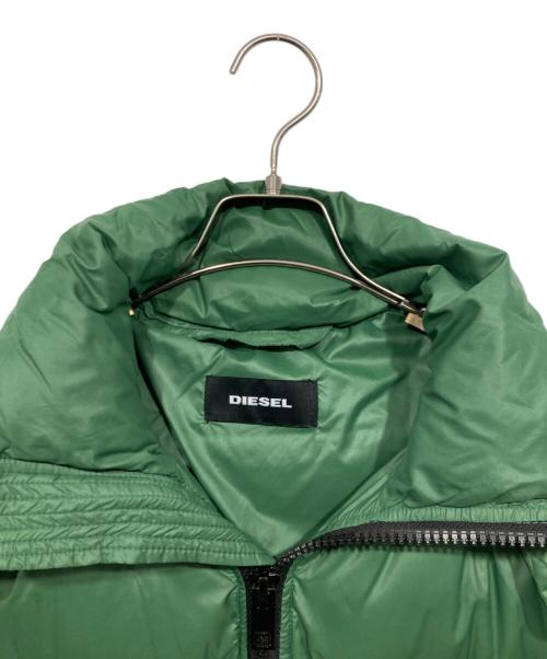 DIESEL（ディーゼル）DIESEL (ディーゼル) ダウンジャケット グリーン サイズ:Lの古着・服飾アイテム