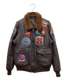 AVIREX（アヴィレックス）の古着「G-1 TOP GUN」｜ブラウン