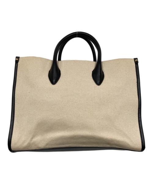 MICHAEL KORS（マイケル・コース）MICHAEL KORS (マイケル・コース) 2WAYキャンバストートバッグ ベージュの古着・服飾アイテム