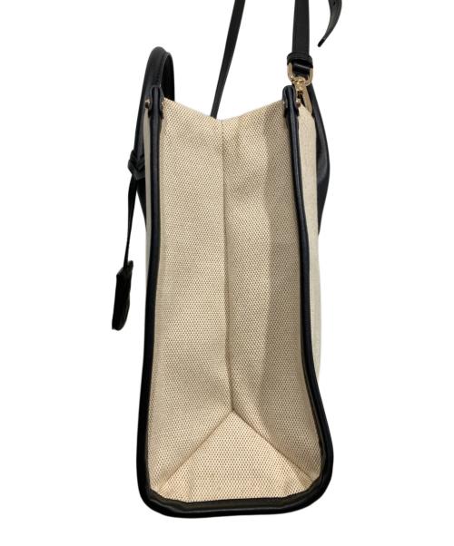 MICHAEL KORS（マイケル・コース）MICHAEL KORS (マイケル・コース) 2WAYキャンバストートバッグ ベージュの古着・服飾アイテム