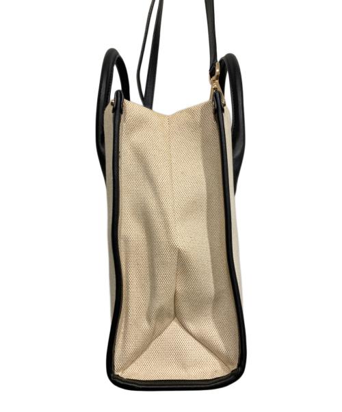 MICHAEL KORS（マイケル・コース）MICHAEL KORS (マイケル・コース) 2WAYキャンバストートバッグ ベージュの古着・服飾アイテム