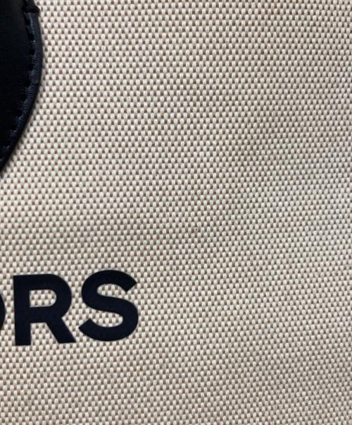 MICHAEL KORS（マイケル・コース）MICHAEL KORS (マイケル・コース) 2WAYキャンバストートバッグ ベージュの古着・服飾アイテム