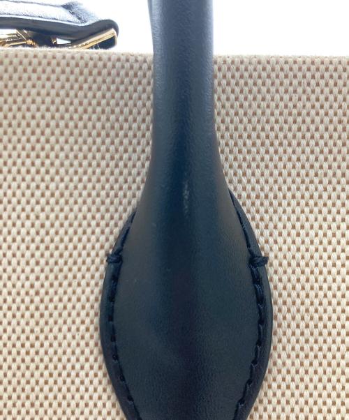 MICHAEL KORS（マイケル・コース）MICHAEL KORS (マイケル・コース) 2WAYキャンバストートバッグ ベージュの古着・服飾アイテム