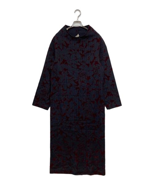 COMME des GARCONS（コムデギャルソン）COMME des GARCONS (コムデギャルソン) 総柄ワンピース ブラック サイズ:Mの古着・服飾アイテム