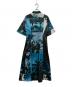 PAUL SMITH (ポールスミス) 総柄プリントシャツワンピース グリーン サイズ:38：8000円